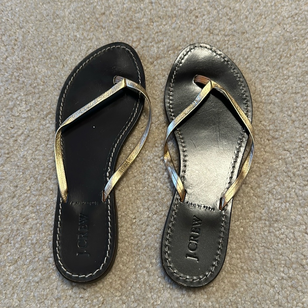 J. Crew leather sandals